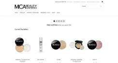 Desktop Screenshot of micacosmetics.com